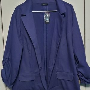 Dark blue Torrid blazer
